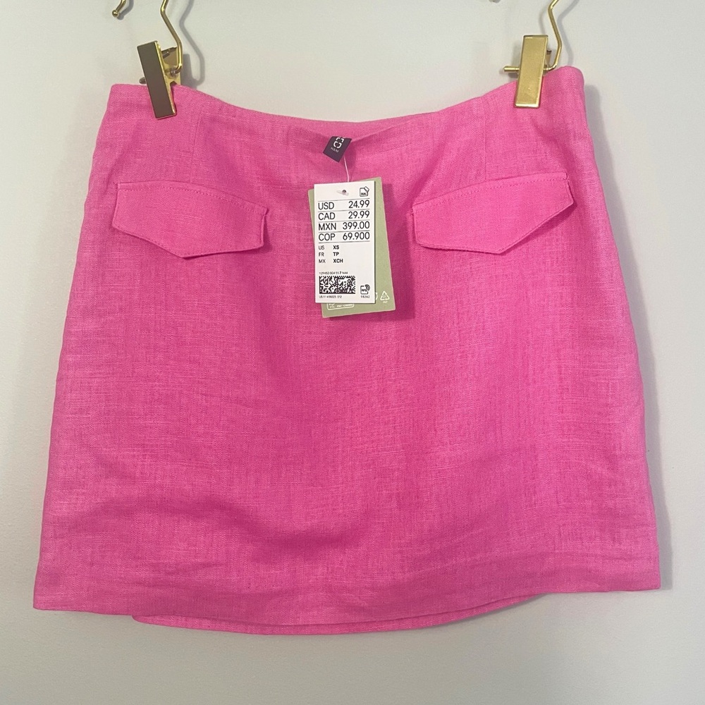 NWT H&M Pink Mini Skirt